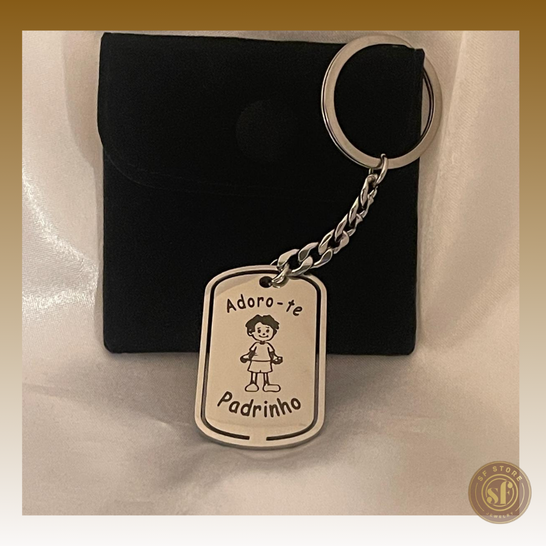 Porta Chaves Madrinha/Padrinho