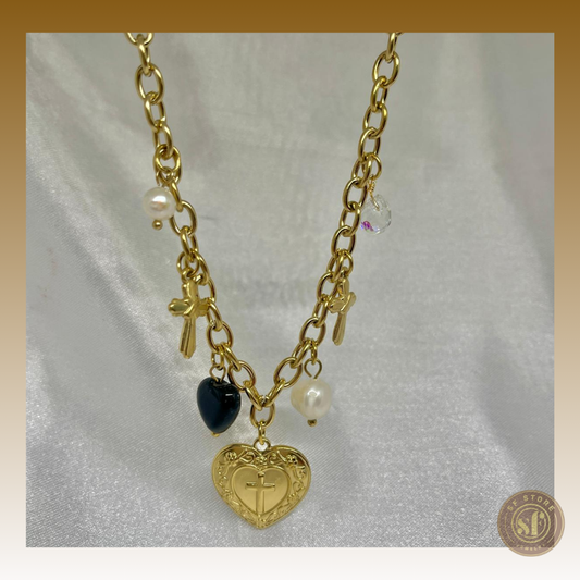 Colar Summer (pendente coração)