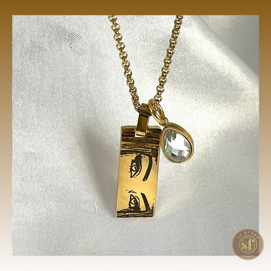 Colar O Teu Olhar (Personalizável) c/pendente