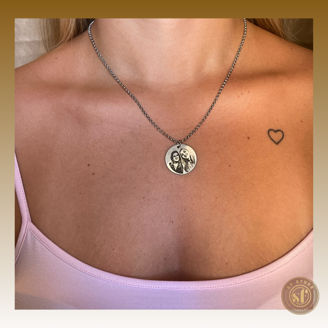 Colar Foto Ilustrada (Personalizável)