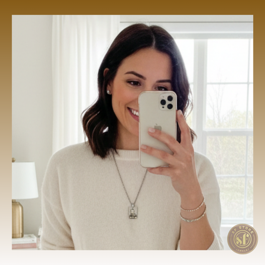 Colar personalizado Chapa Retangular (média)