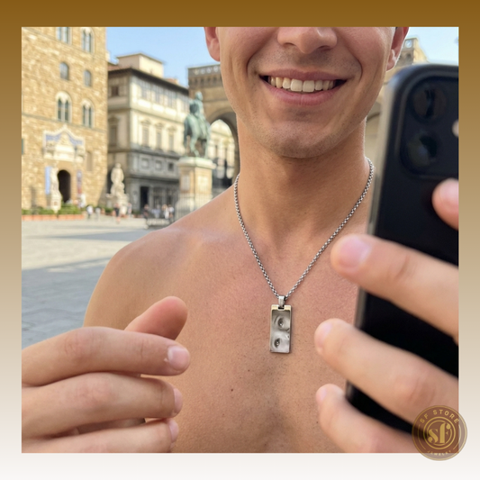 Colar personalizado O Teu Olhar (imagem realista)