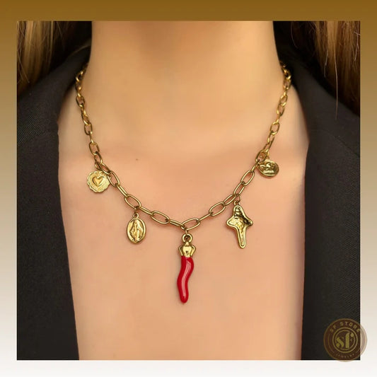 Conjunto Summer (pendente pimentinha)