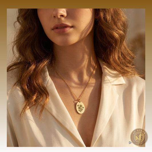 Colar personalizado Flor Signo
