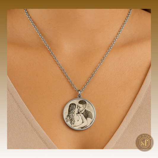 Colar Foto Ilustrada (Personalizável)