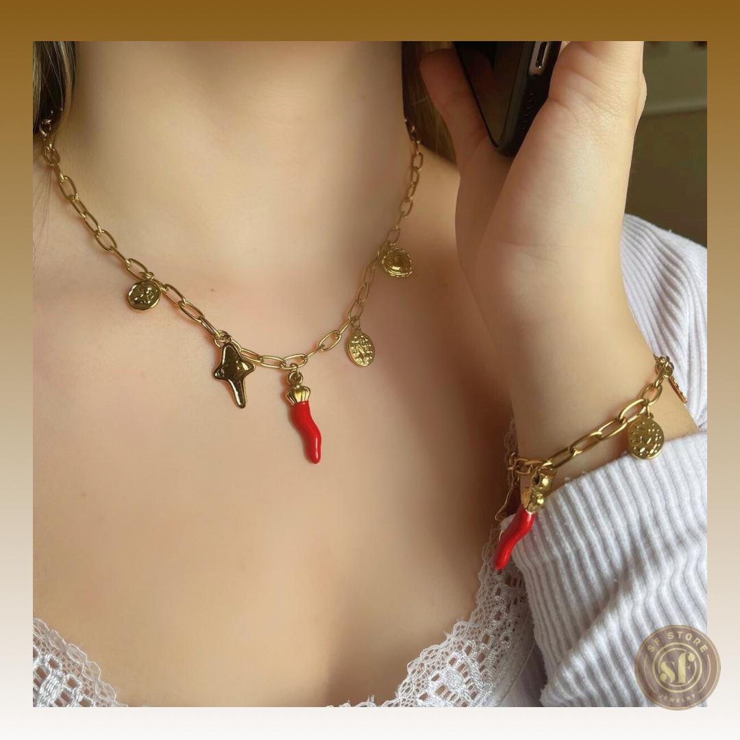 Colar Summer (pendente pimentinha)