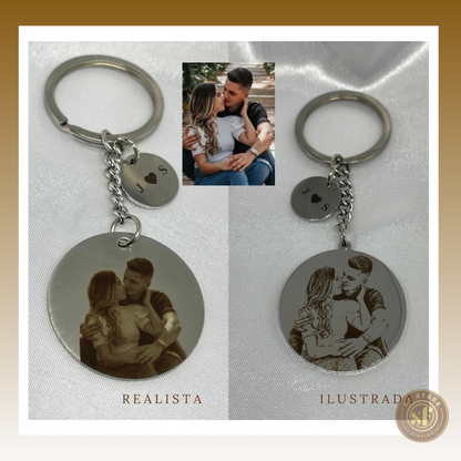 Porta-Chaves Memory Mod. 2  (Foto Realista ou Ilustrada)