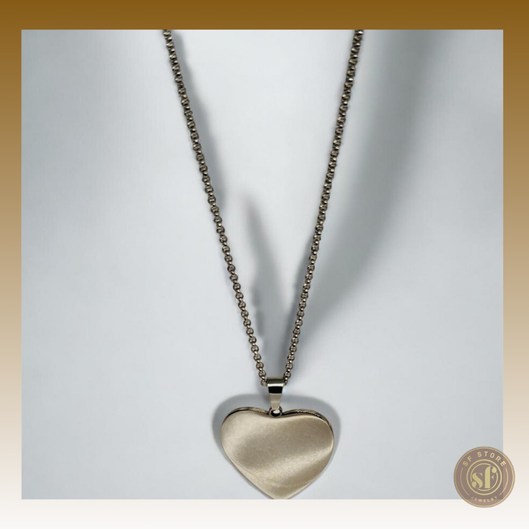 Colar personalizado Love Memory (Coração 3 cm)