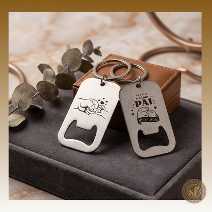 Porta-Chaves personalizado Abre Garrafas (Personalizável)