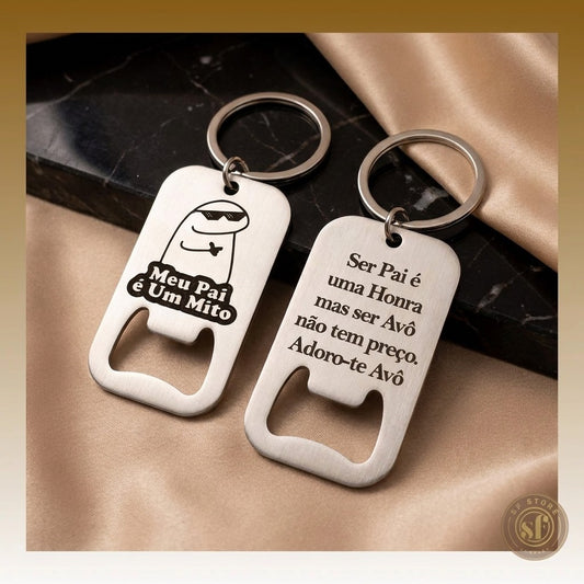 Porta-Chaves personalizado Abre Garrafas (Personalizável)