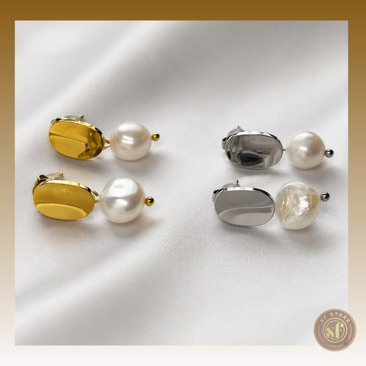 Brincos Bling Pearl