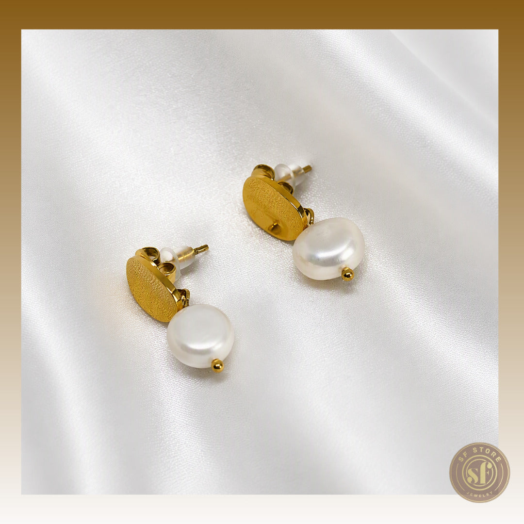 Brincos Bling Pearl