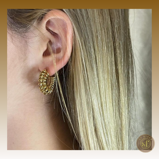 Brincos Selena (argolas)