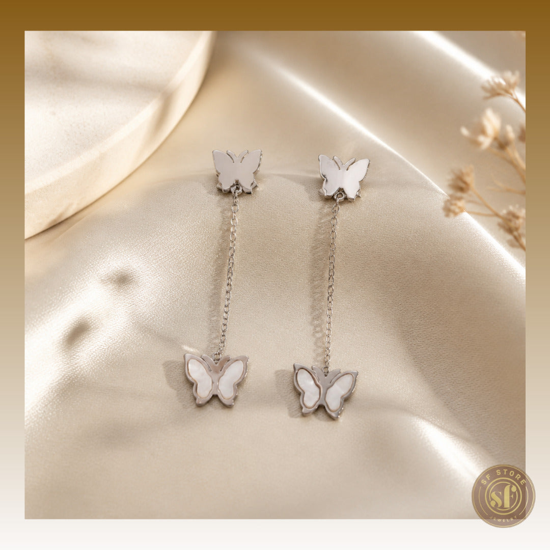Brincos Shimmer Butterfly