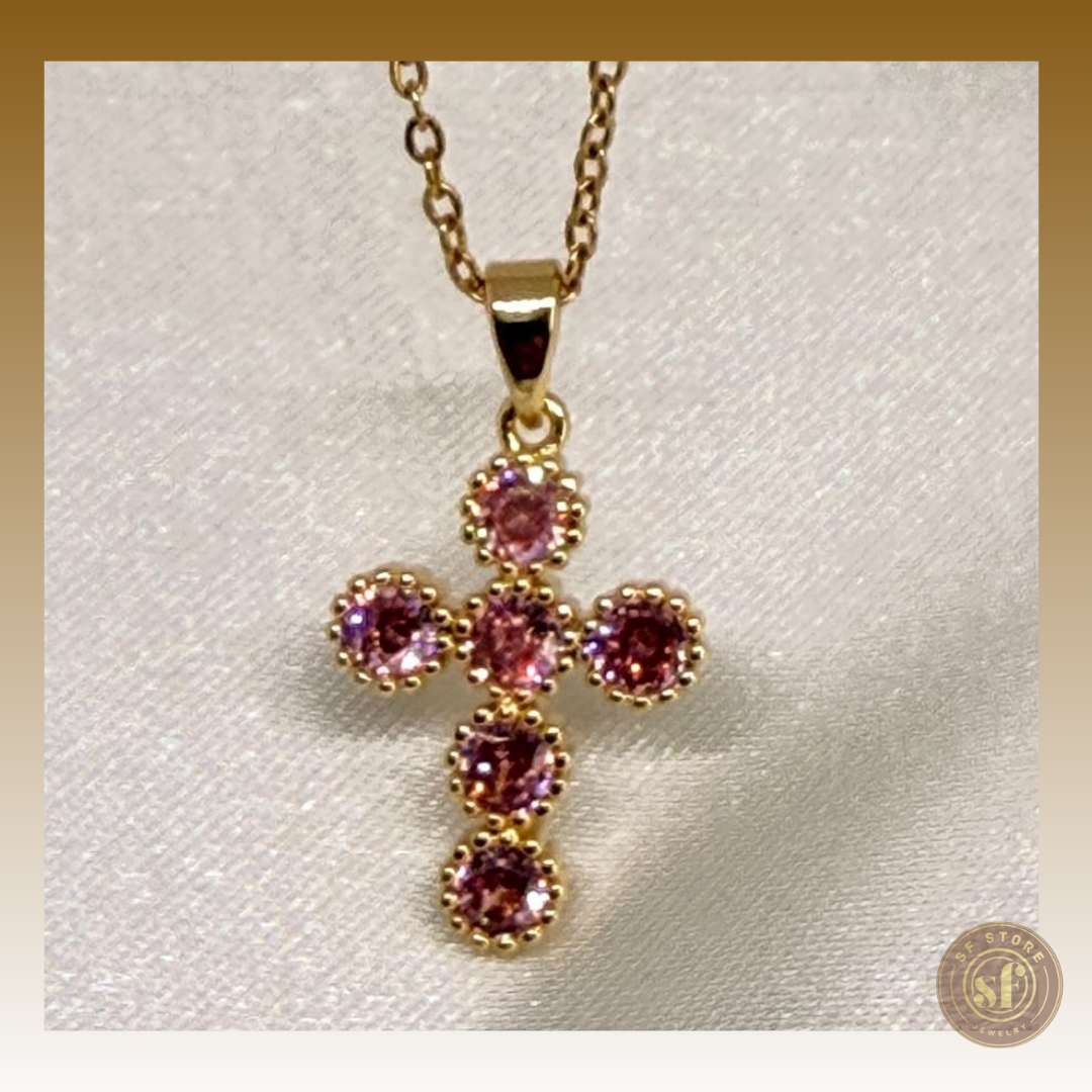 Colar Shine Cross