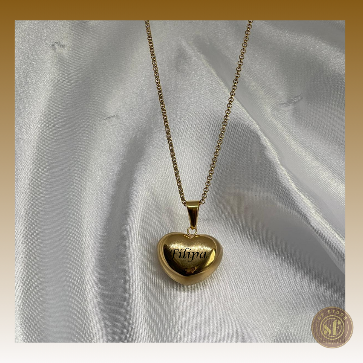 Colar personalizado Big Heart