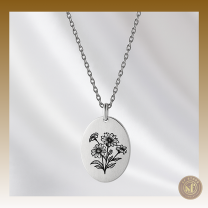 Colar personalizado Flor Signo