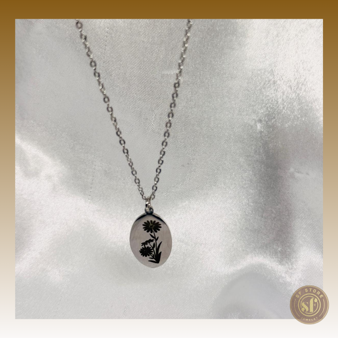 Colar personalizado Flor Signo