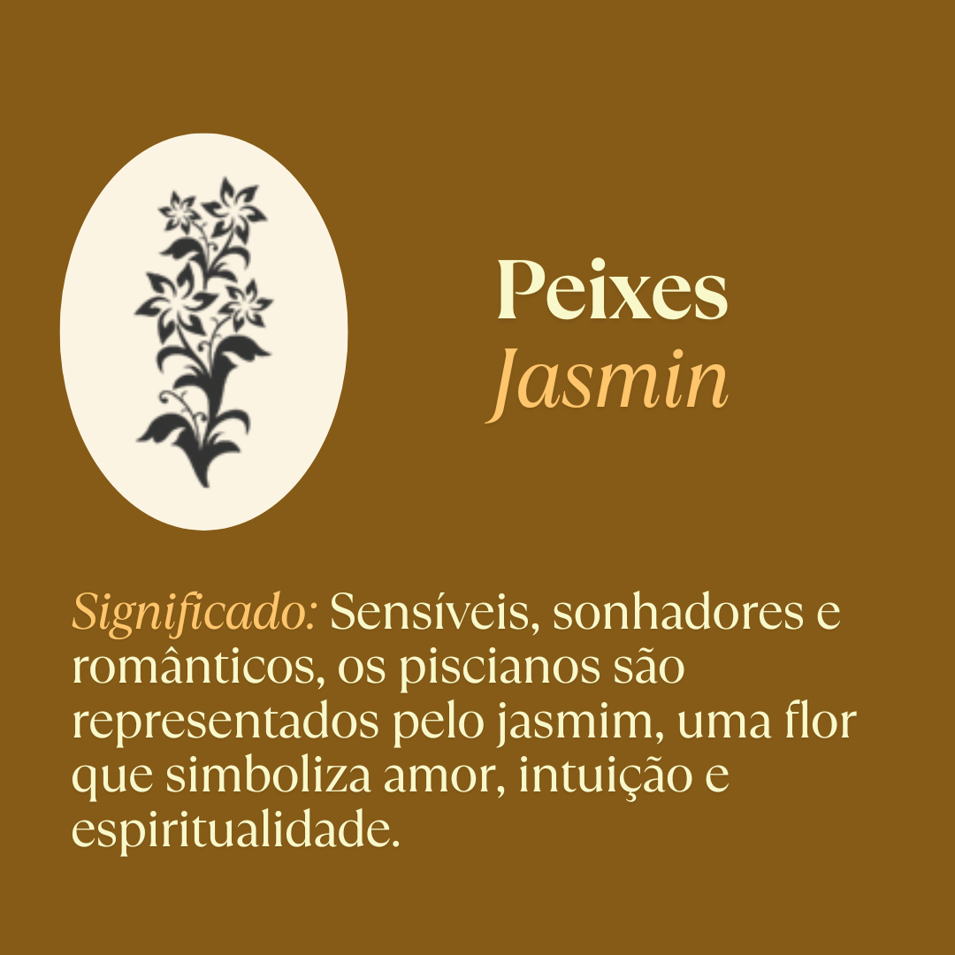 Colar personalizado Flor Signo