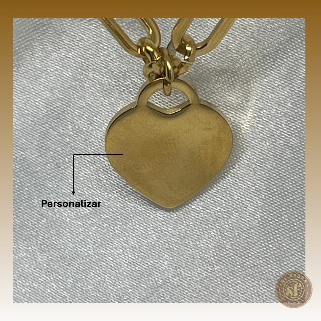 Colar personalizado For You (corações)