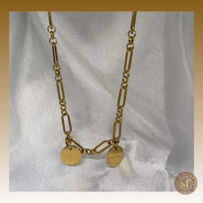 Colar personalizado For You (medalhas redondas)