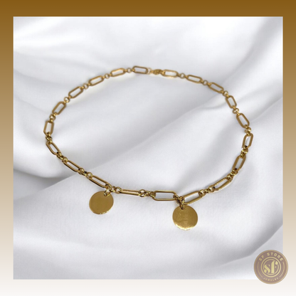 Colar personalizado For You (medalhas redondas)