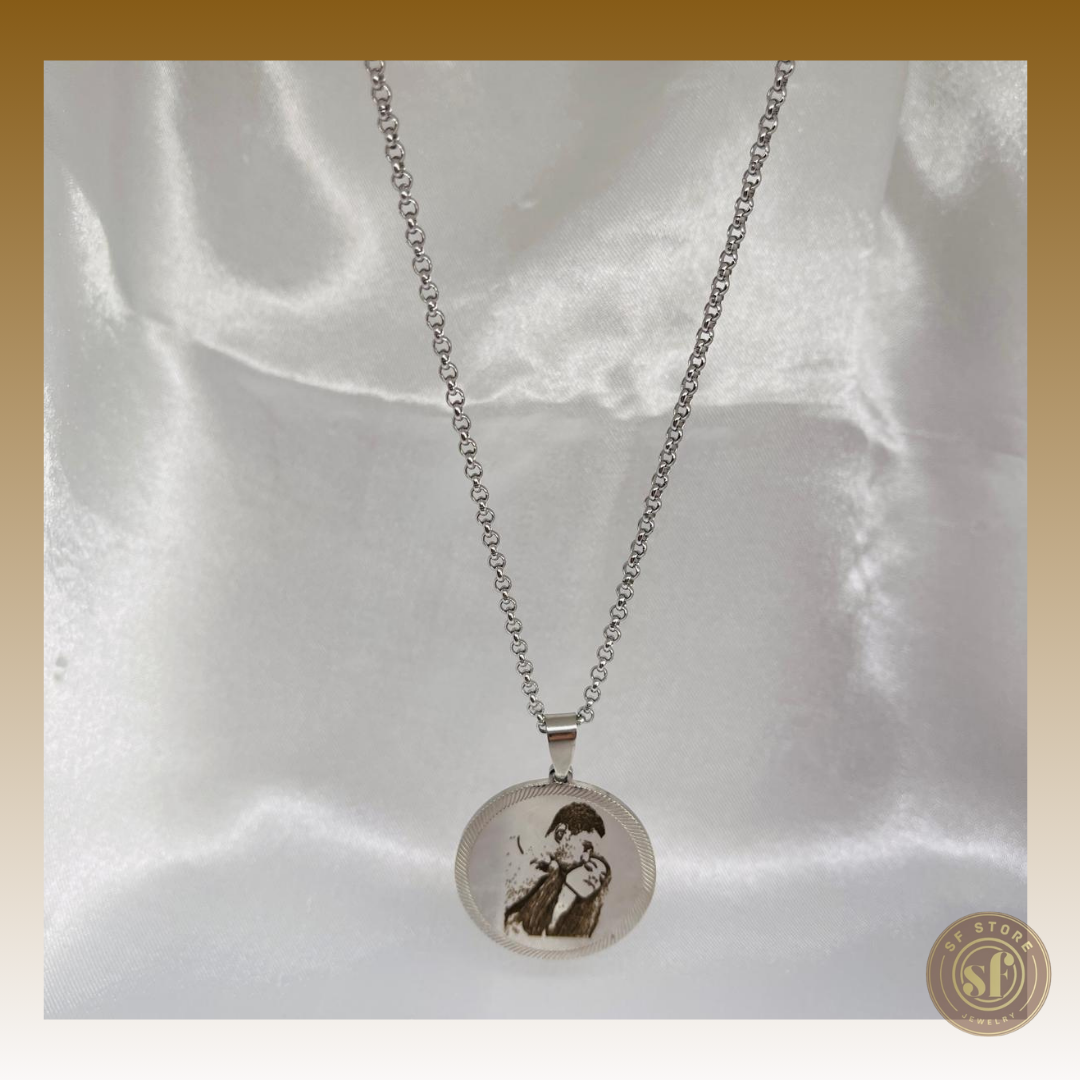 Colar personalizado Foto Ilustrada (Mod. II)