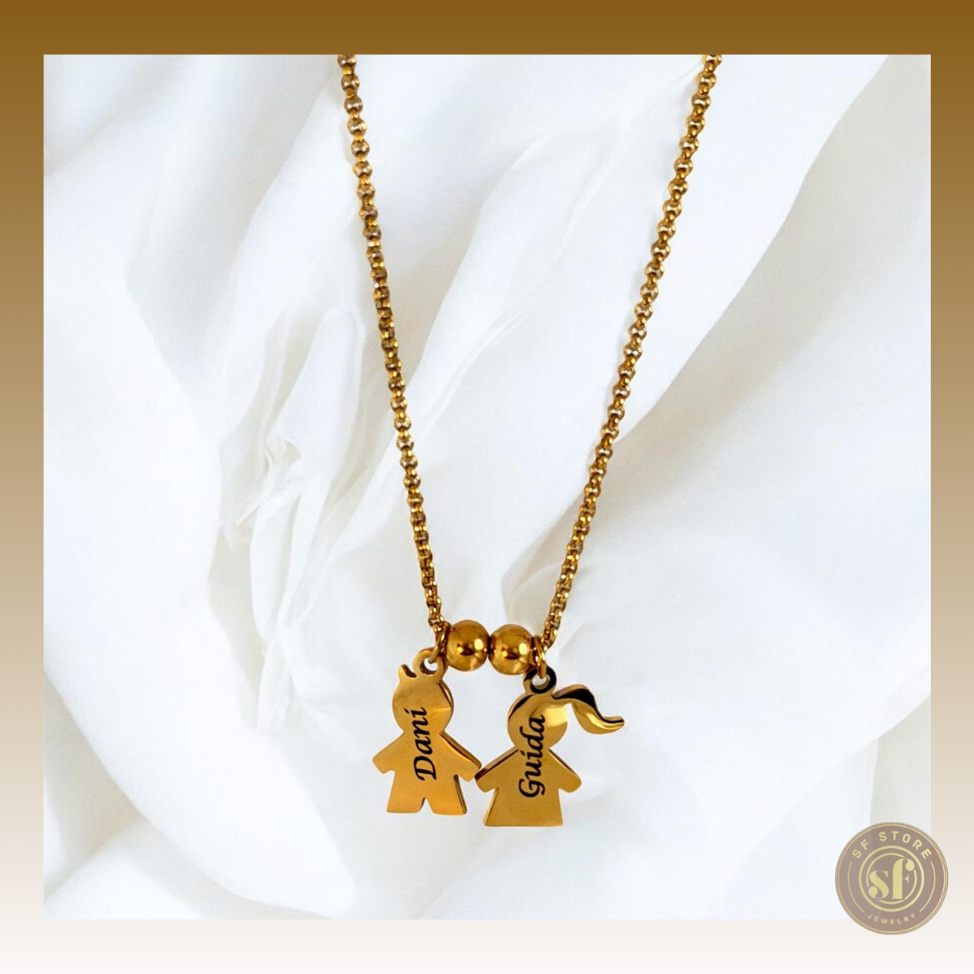 Colar personalizado Laços de Amor