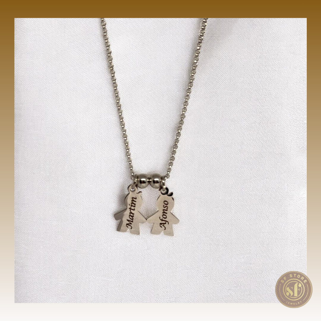 Colar personalizado Laços de Amor