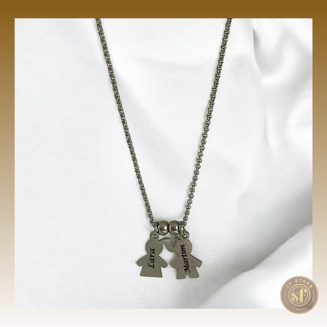 Colar personalizado Laços de Amor