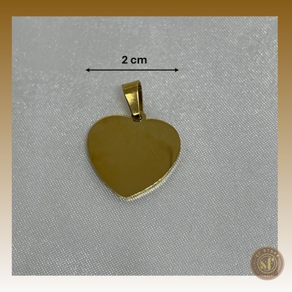 Colar personalizado Love Memory (Coração 2 cm)