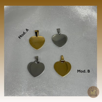 Colar personalizado Love Memory (Coração 2 cm)