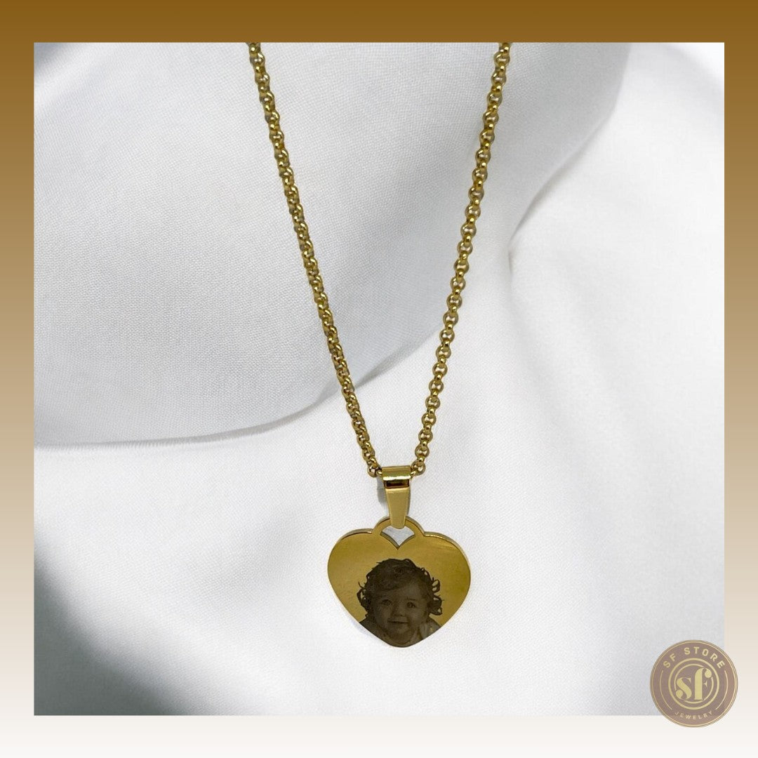 Colar personalizado Love Memory (Coração 2 cm)