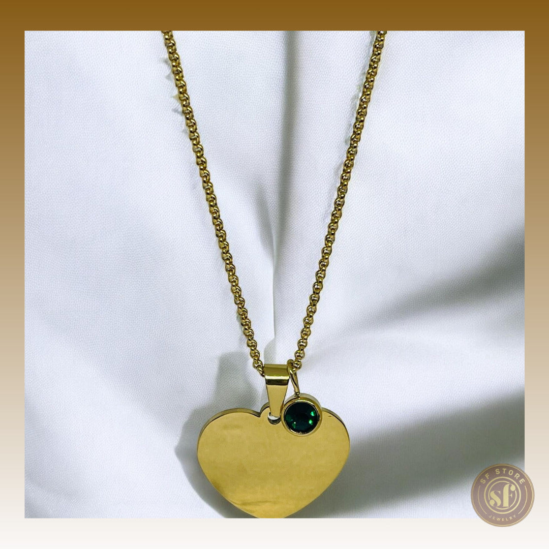 Colar personalizado Love Memory (Coração 3 cm)