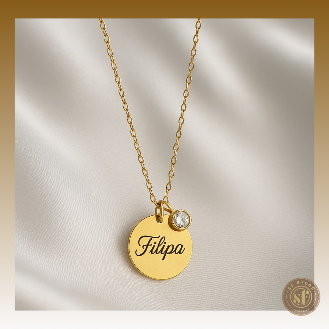 Colar personalizado Memory com Brilhante