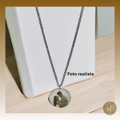 Colar personalizado Memory (Foto Realista)