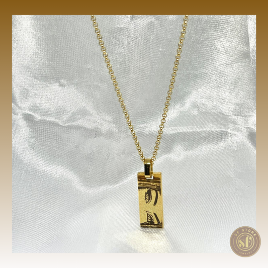 Colar personalizado O Teu Olhar (imagem ilustrada)