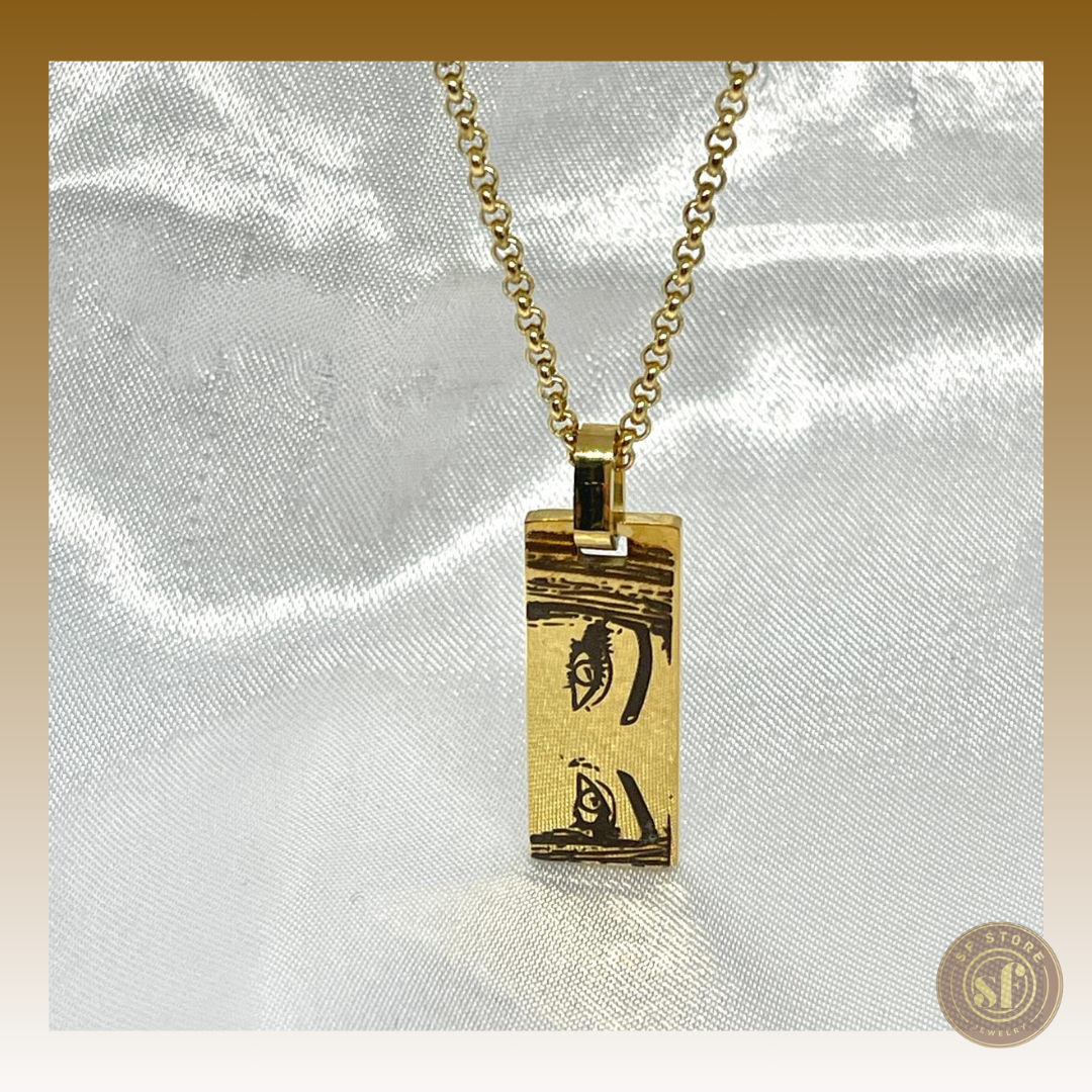 Colar personalizado O Teu Olhar (imagem ilustrada)