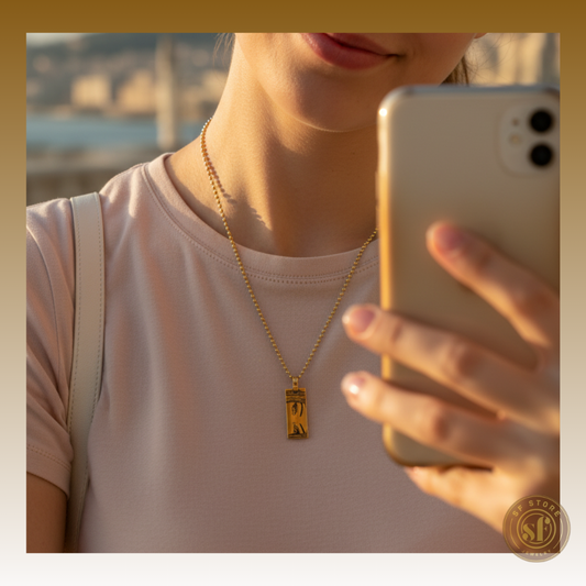 Colar personalizado O Teu Olhar (imagem ilustrada)