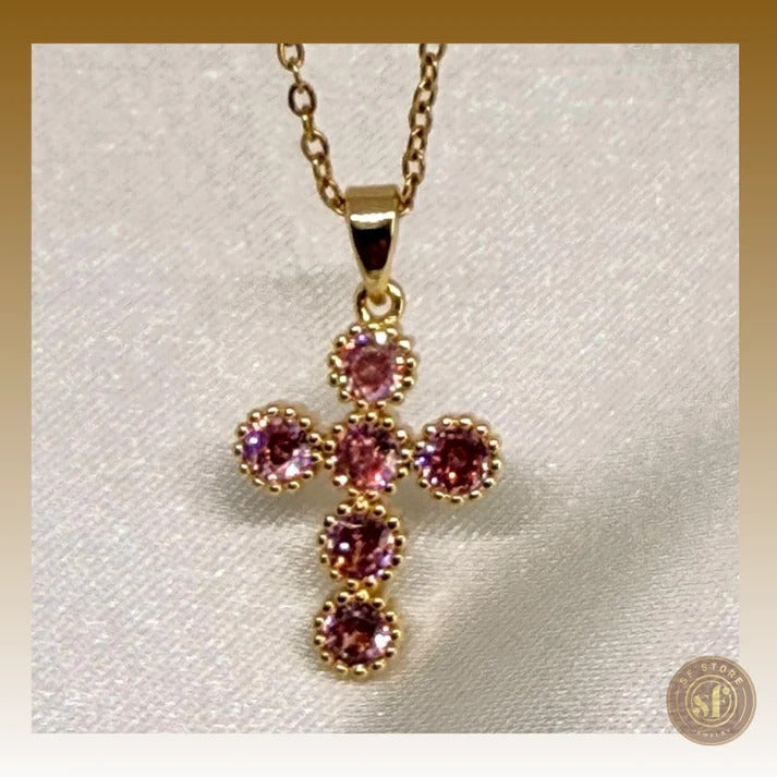 Colar Shine Cross