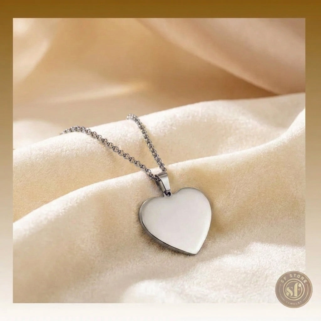 Colar personalizado Love Memory (Coração 3 cm)
