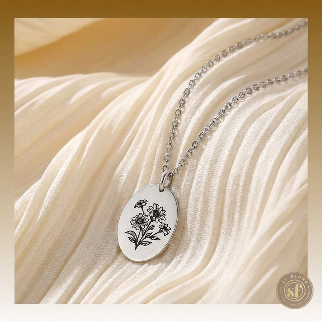 Colar personalizado Flor Signo