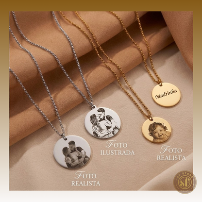 Colar personalizado Memory (Foto Realista)