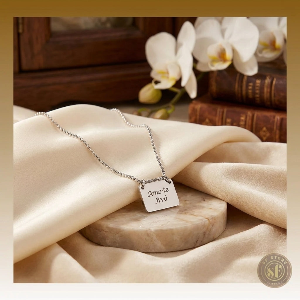 Colar personalizado Secret Message