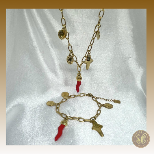 Conjunto Summer (pendente pimentinha)