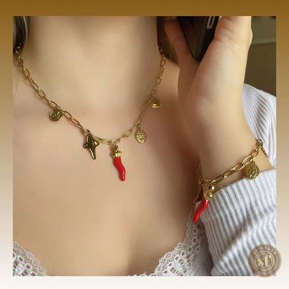 Conjunto Summer (pendente pimentinha)