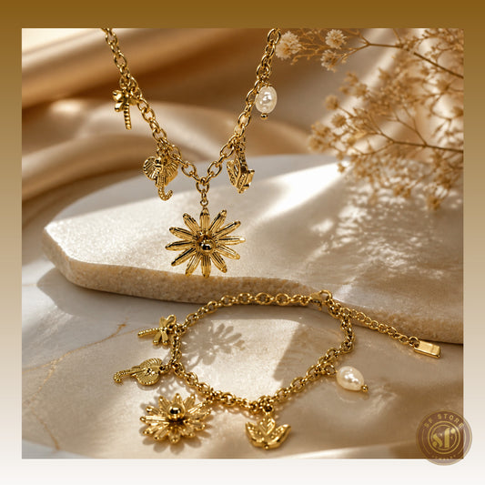 Conjunto Summer (pendente flor)