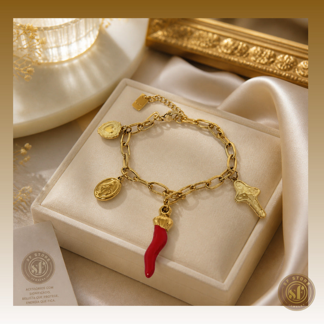 Conjunto Summer (pendente pimentinha)