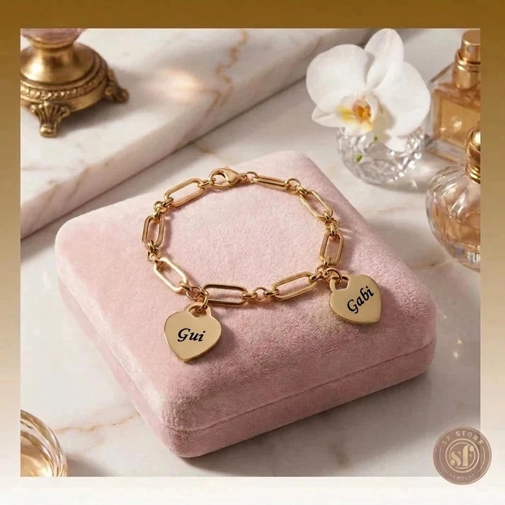Conjunto personalizado For You (corações)