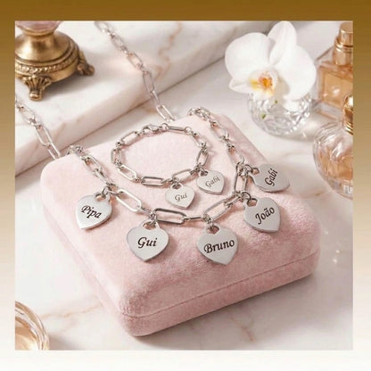 Conjunto personalizado For You (corações)